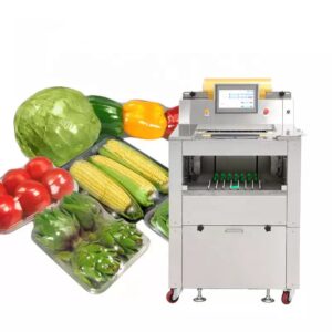 Tomato fresh fruit potato orange packing machine Automatic vegetable meat stretch cling film tray packaging machine