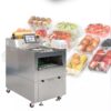 Factory Automatic Vegetables Fresh Fruit Cling Film Packaging Machine Tray Wrapping Sealing Supermarket Packing Machine
