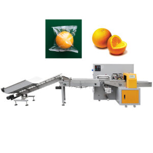 Semi-automatic Orange Passion Fruit Lemon Tangerine Flow Packaging Machine