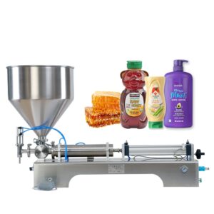 Semi-automatic jam salad dressing cream bean paste packaging machine peanut butter liquid filling machine tomato honey