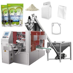 Automatic Rotary Premade Doypack Zipper Bag Milk Powder Packing Machine