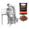 Fully automatic 5kg wood pellets food wood large particle dog food wood filling sealing packaging machine