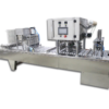 full automatic coffee K cup filler and sealer juice milk water cup filling and sealing machine